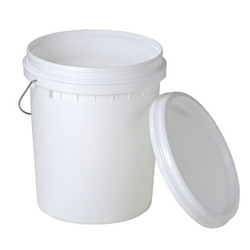 Plastic Buckets and Pails for Hazardous Waste Material Disposal at