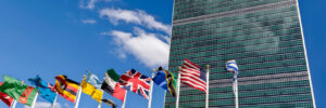 United Nations headquarters in New York City, USA