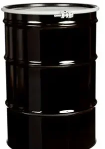A 3 Gallon Open Head Fiber Drum with a locking ring, ideal for storing and transporting liquids.