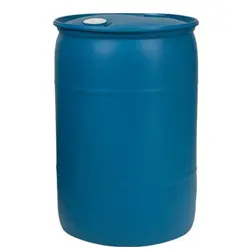 3 Gallon Open Head Fiber Drum with a closed lid and a small white cap on top.
